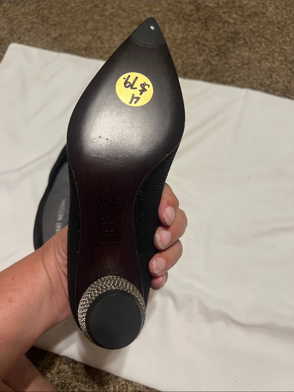 Stuart Weitzman fabulous vintage heels. - Picture 8 of 9